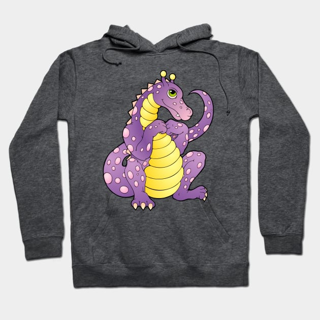 Coloring Book Dragon Hoodie by DarlaHallmark